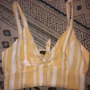 Kendall & Kylie Yellow Crop Tank